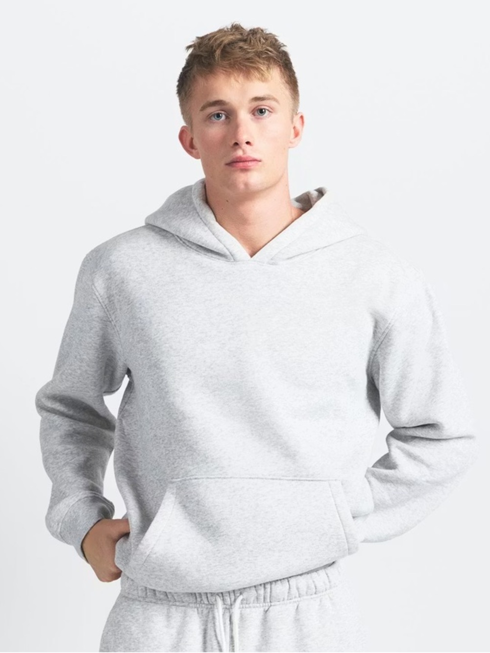 SKIMS MENS RELAXED HOODIE Fleece Lounge